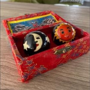 Vintage Sun and Moon Meditation Balls